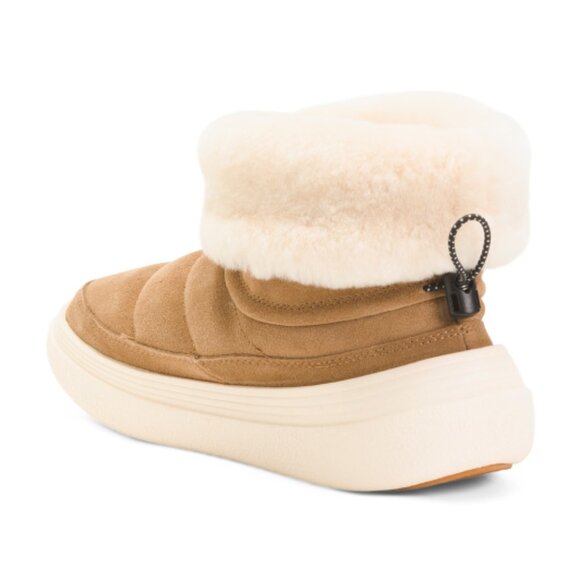 NEW FLOWER MOUNTAIN Wool Shearling Fami Mid Winter Boots unisex 1125 13t7 - Picture 7 of 9